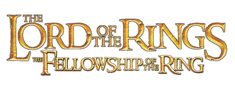 The Fellowship Of The Ring Movie PNG Logo   HD Free Download