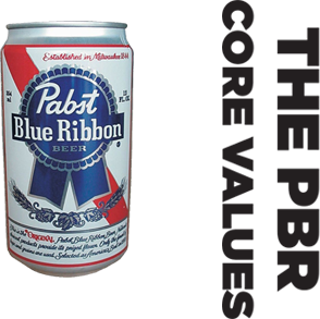 The Pbr Core Values Pabst Blue Ribbon PNG Logo  HD Free Download