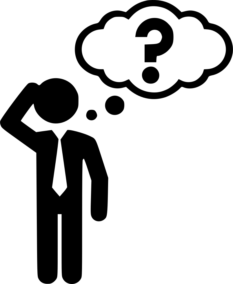 Thinking Thinker Cuestion Answer Svg PNG Icon  HD Free Download