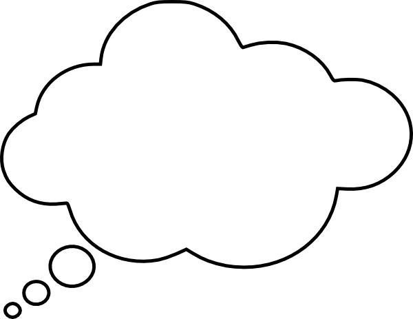 Thought Bubble Clip Art Clkerm Vector Clip Art  HD Free Download