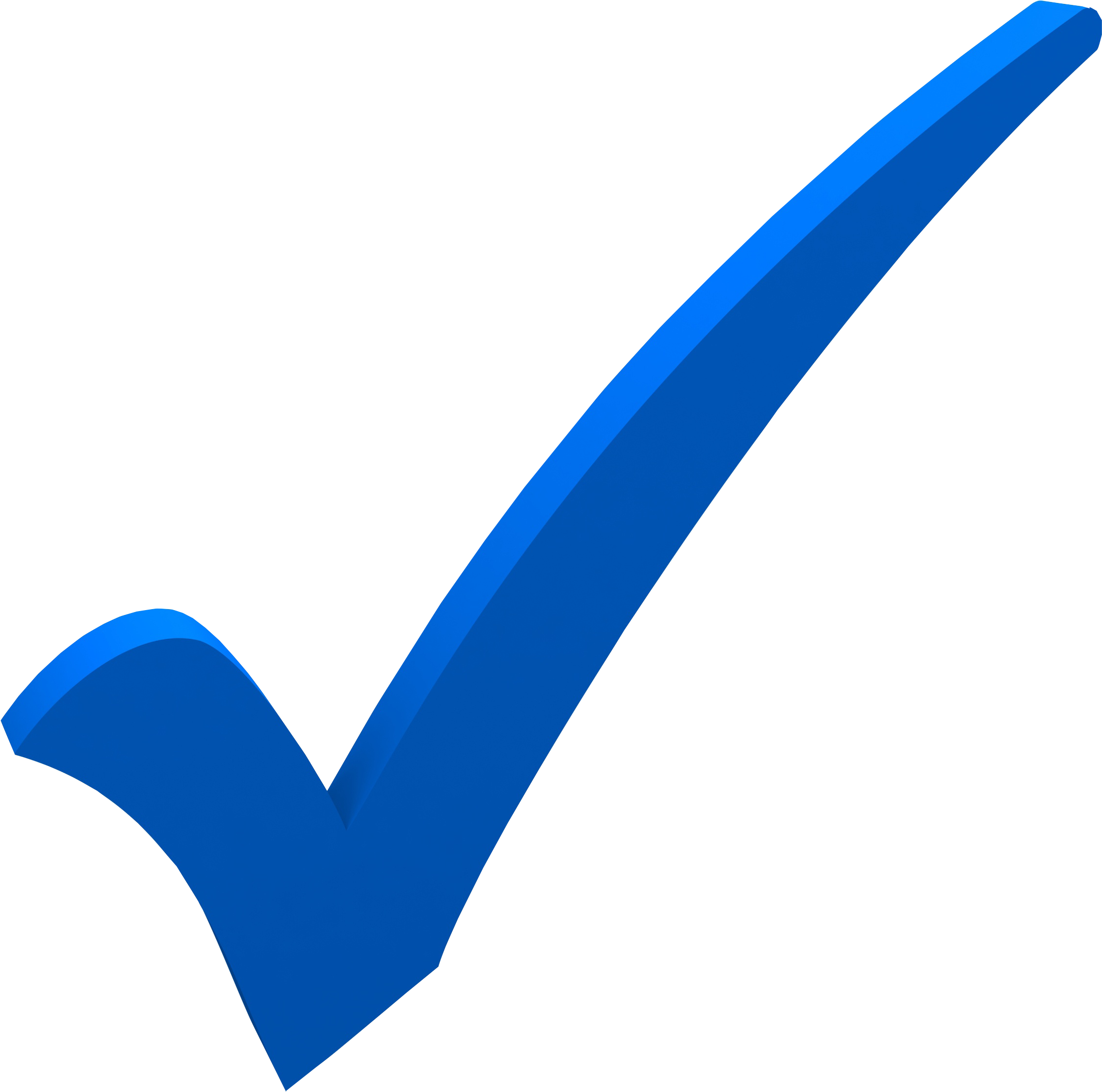 Tick Mark Blue Symbol  HD Free Download