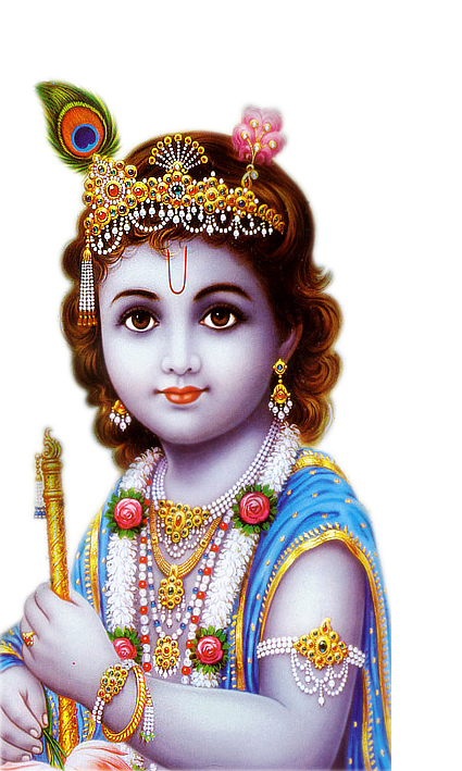 Transparent Krishna PNG With Flute  HD Free Download