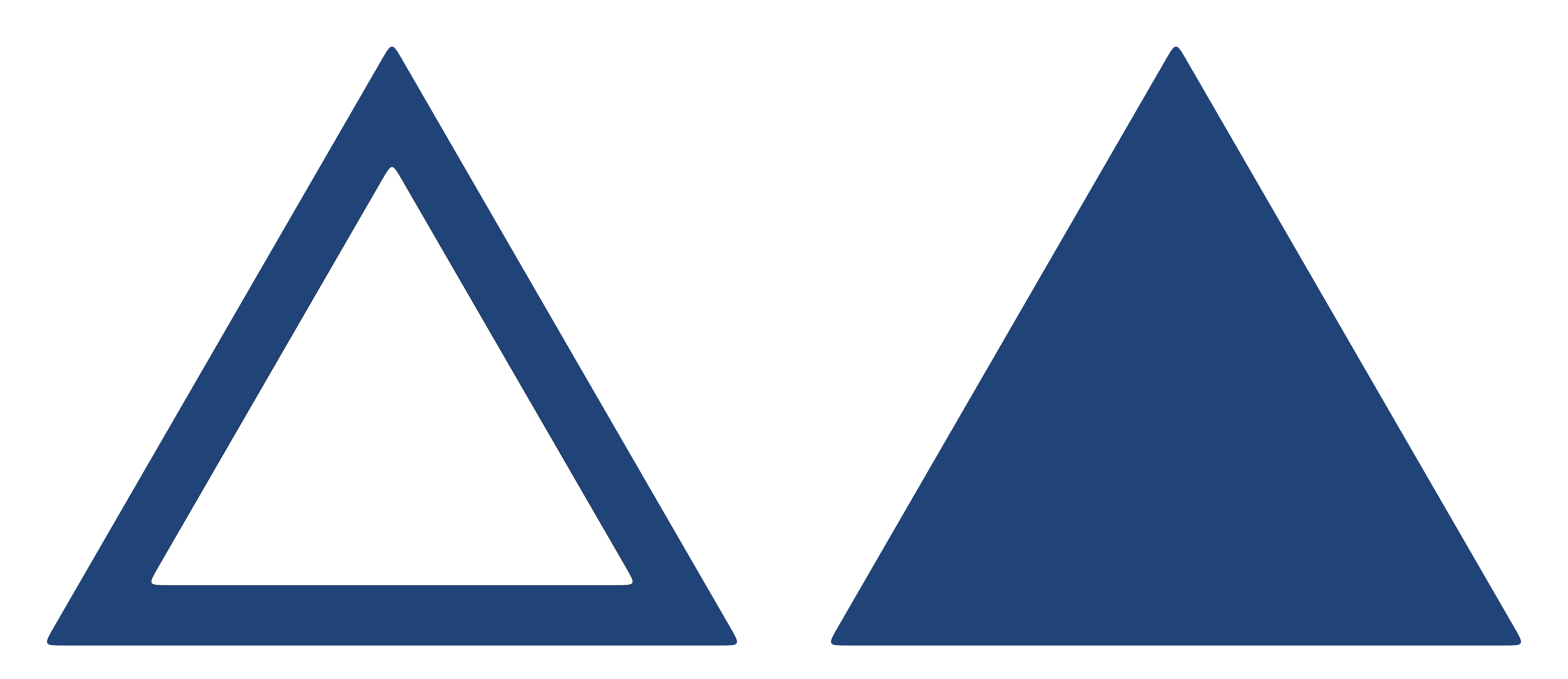 Triangle Blue PNG  HD Free Download