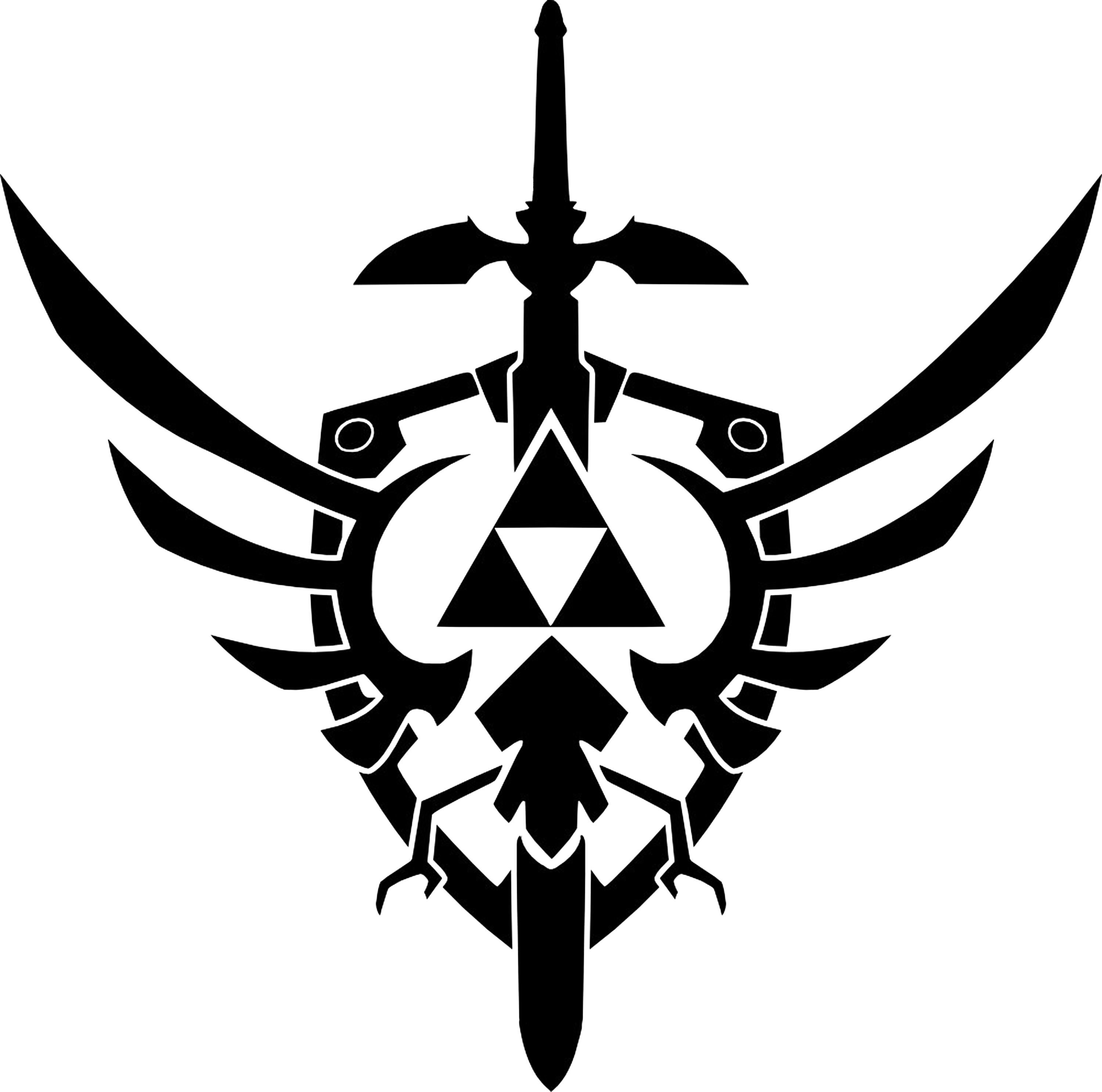 Triforce Design Vector PNG Logo  HD Free Download