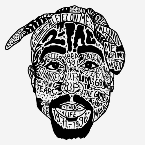 Tupac Clipart 2pac Art Tumblr  HD Free Download