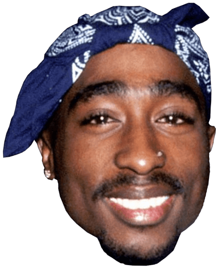 Tupac Face Transparent PNG Stickpng  HD Free Download