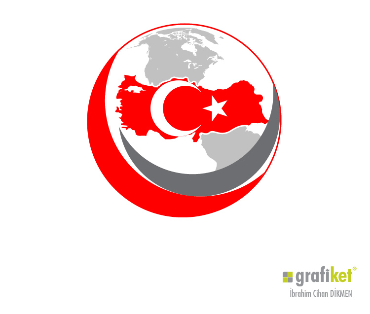 Turkey Map Logo With Moon And Stars PNG  HD Free Download