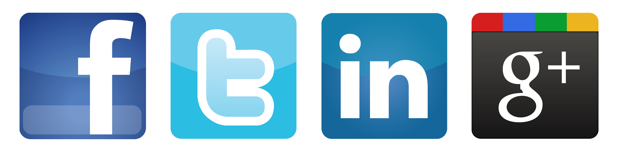 Twitter Facebook Linkedin Google Plus Logo Button PNG Image  HD Free Download