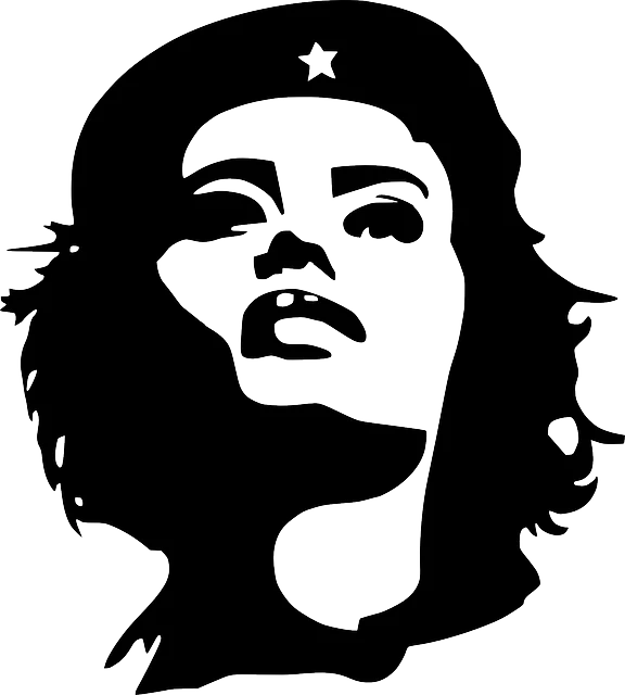 Vector Graphic Che Guevara Tania Woman Image HD Free Download