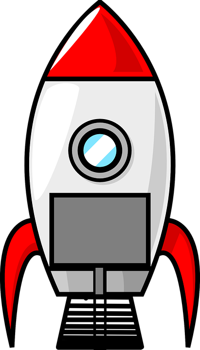 Vector Graphic Rocket Spaceship Space Travel  HD Free Download