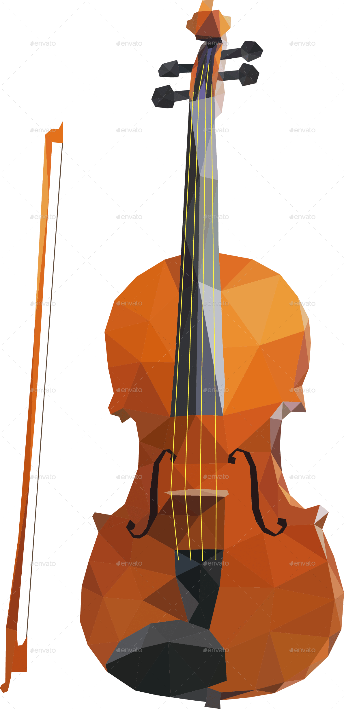 Violin Music Instruments Vector Image  HD Free Download