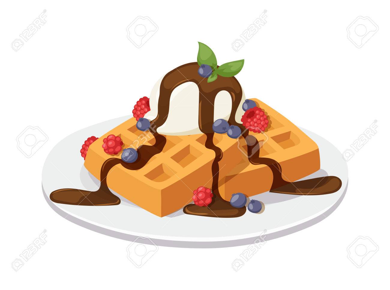 Waffle Clipart Waffle Belgium Frames Illustrations  HD Free Download