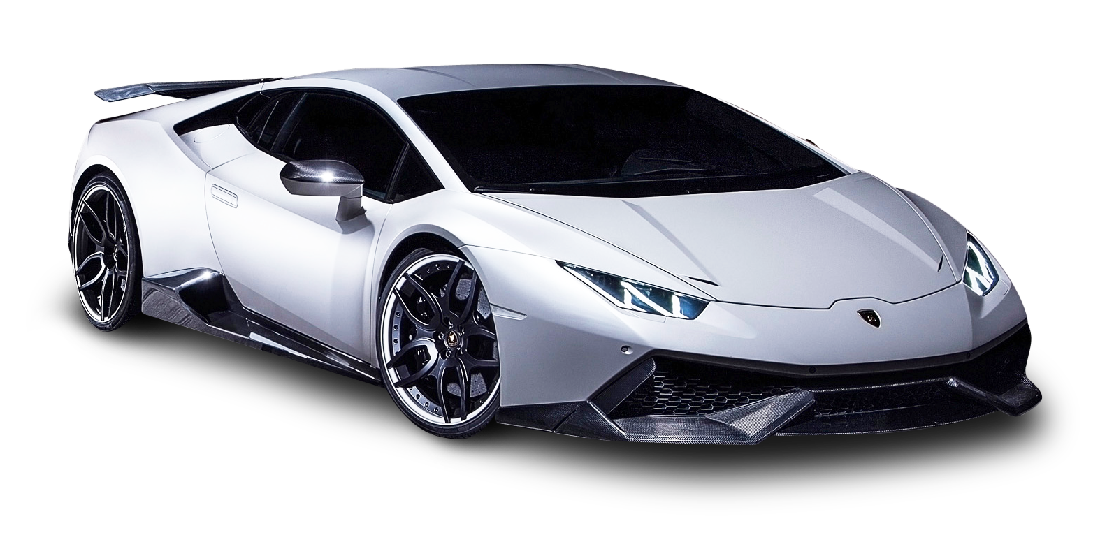 White Lamborghini Huracan Car PNG Image   HD Free Download