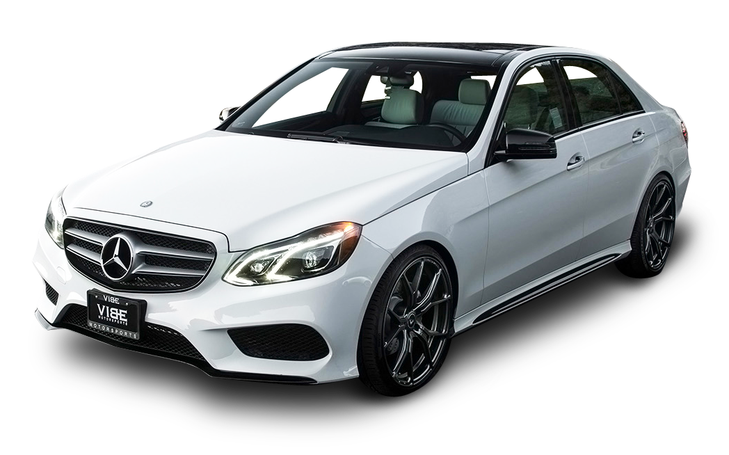 White Mercedes Benz Class Car PNG Image HD Free Download