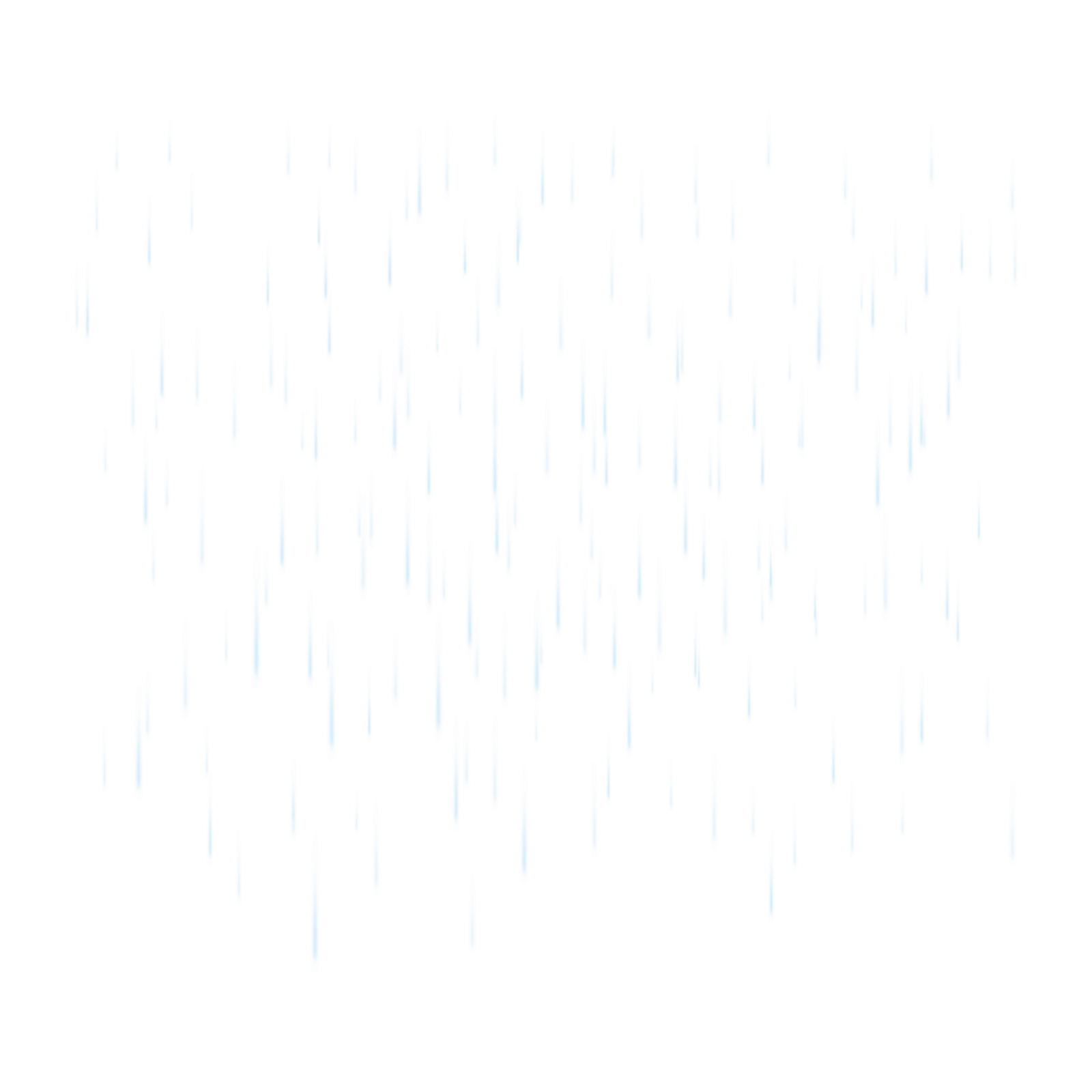 White Rain Transparent Background  HD Free Download