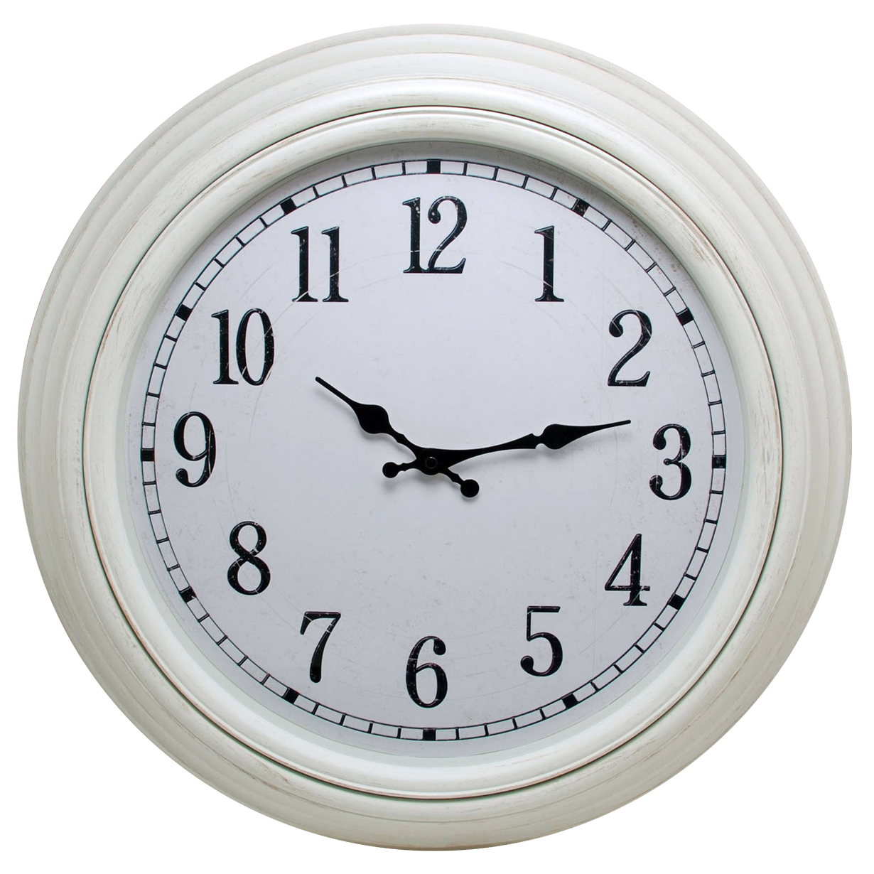 White Wall Clock PNG Image   HD Free Download