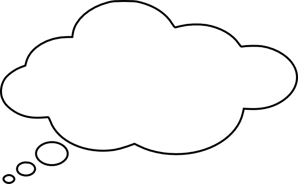 Wide Thought Bubble Clip Art Clkerm Vector Clip  HD Free Download