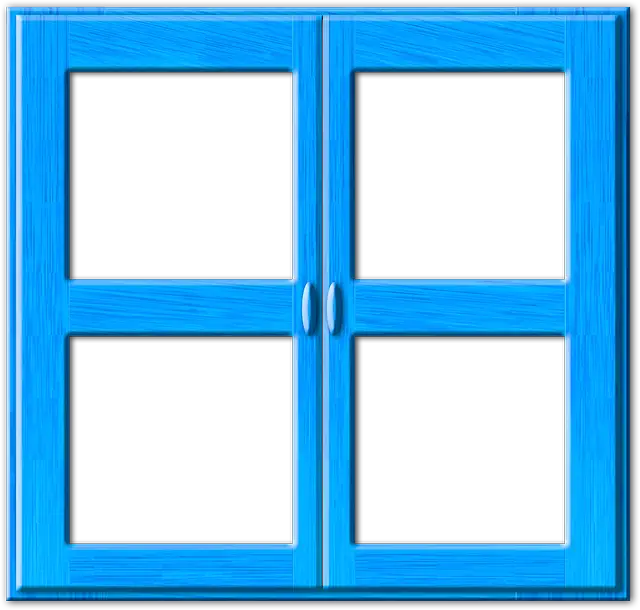 Window Blue Closed Image HD Free Download