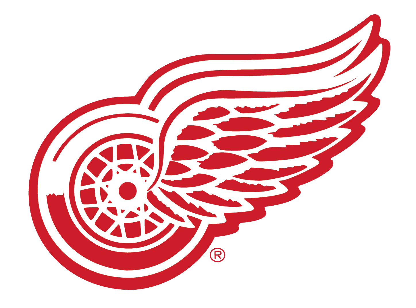 Red Wings Whell PNG Logo  HD Free Download