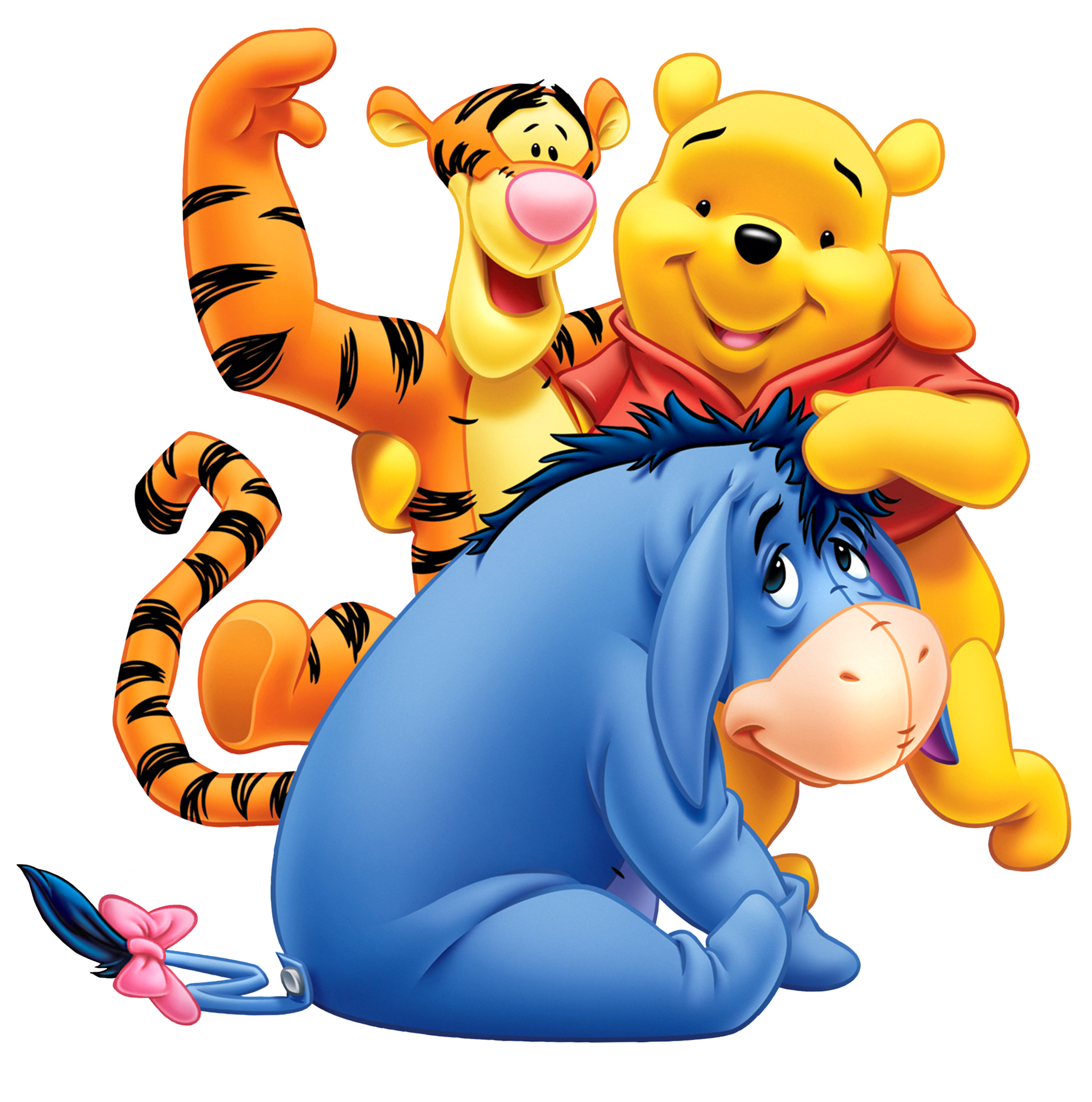 Winnie The Pooh Tiger And Donkey Friends PNG  HD Free Download