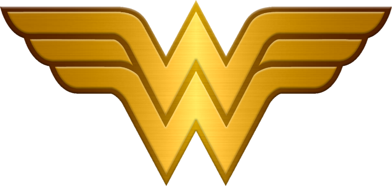 Golden Wonder Woman PNG Logo  HD Free Download