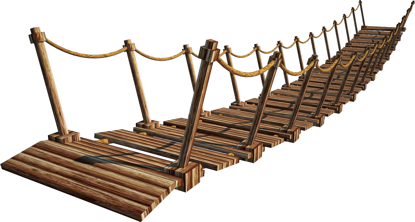 Wooden Bridge Suspension Bridge PNG Fumar  HD Free Download