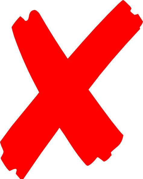 X Check Mark Logo Symbol PNG  HD Free Download