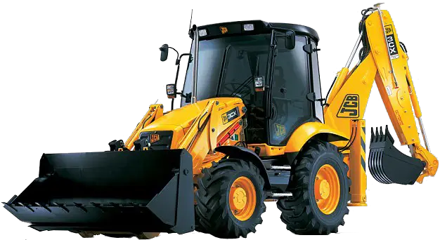 Yellow Jcb Digger Transparent Image  HD Free Download