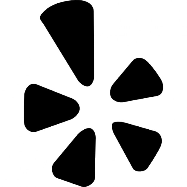 Black Yelp Icon  HD Free Download