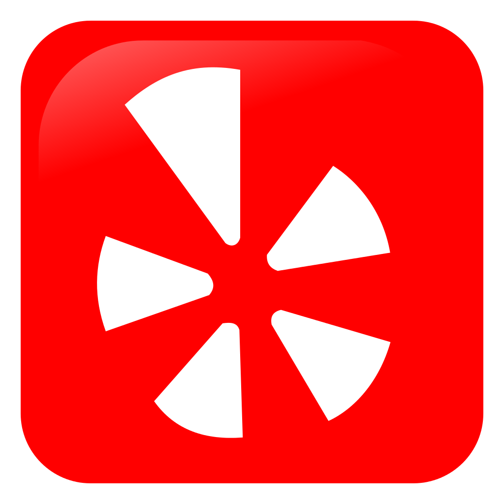Yelp Logo Red  HD Free Download