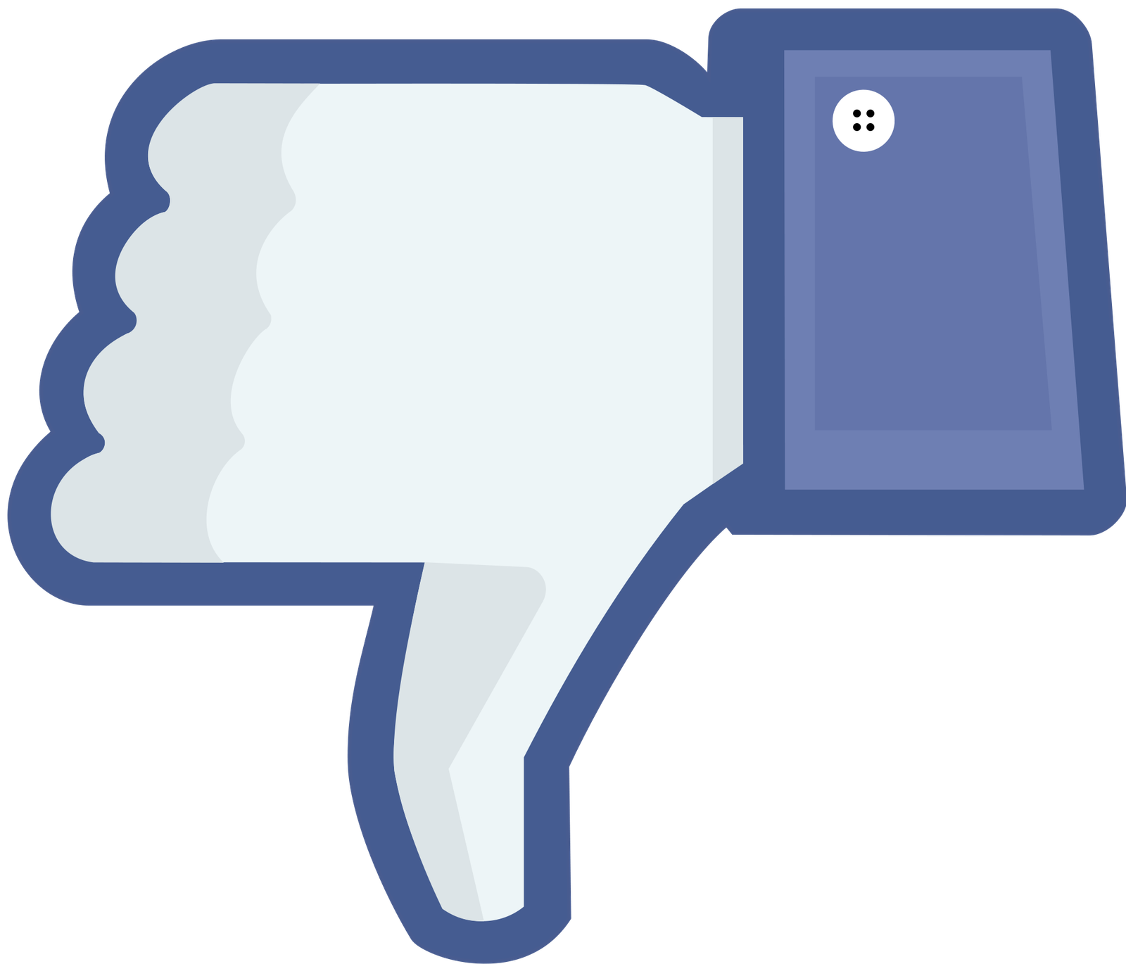 Youtube Dislike Facebook Thumbs Down Not Like PNG HD Free Download