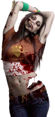 Zombie Woman PNG  HD Free Download